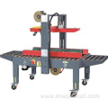 carton box packing machine work with strapping machine